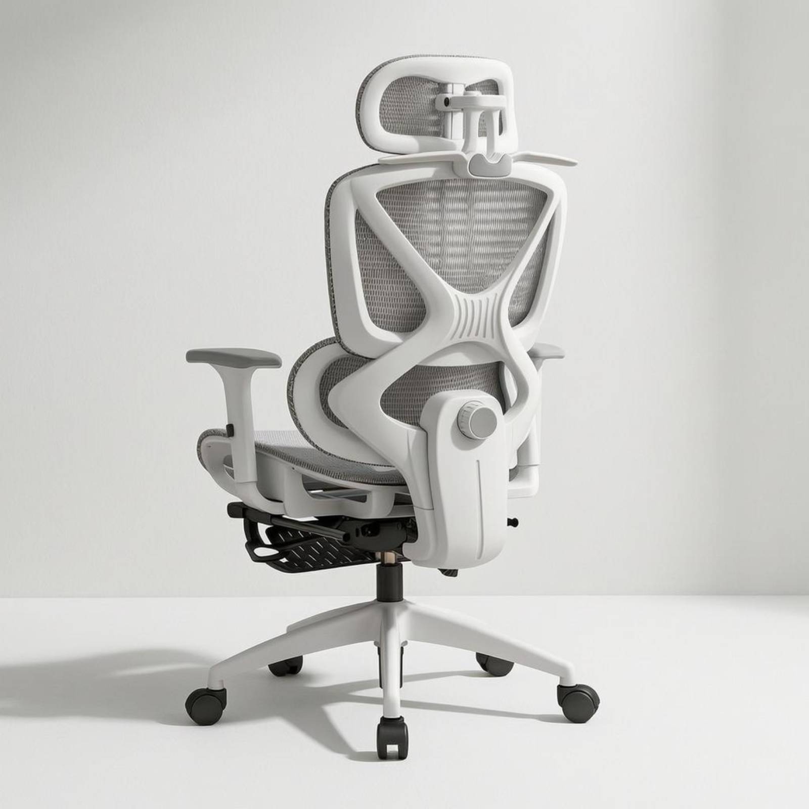 Office Furniture Desk - Reclining Backrest Ergonomic Mesh Chair High