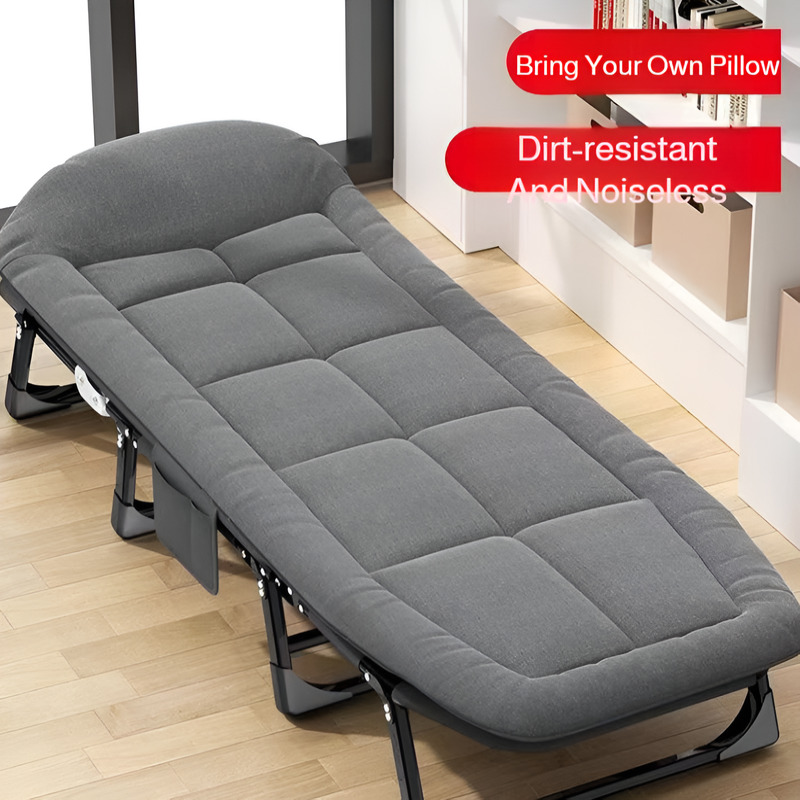 Office Furniture Ergonomic - Portable Folding Lounge Recliner Bed No‑Assembly