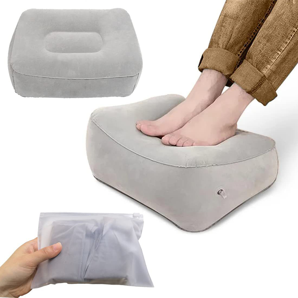 Office Footrest Cushion - Inflatable Soft Footrest Pillow PVC Inflatable