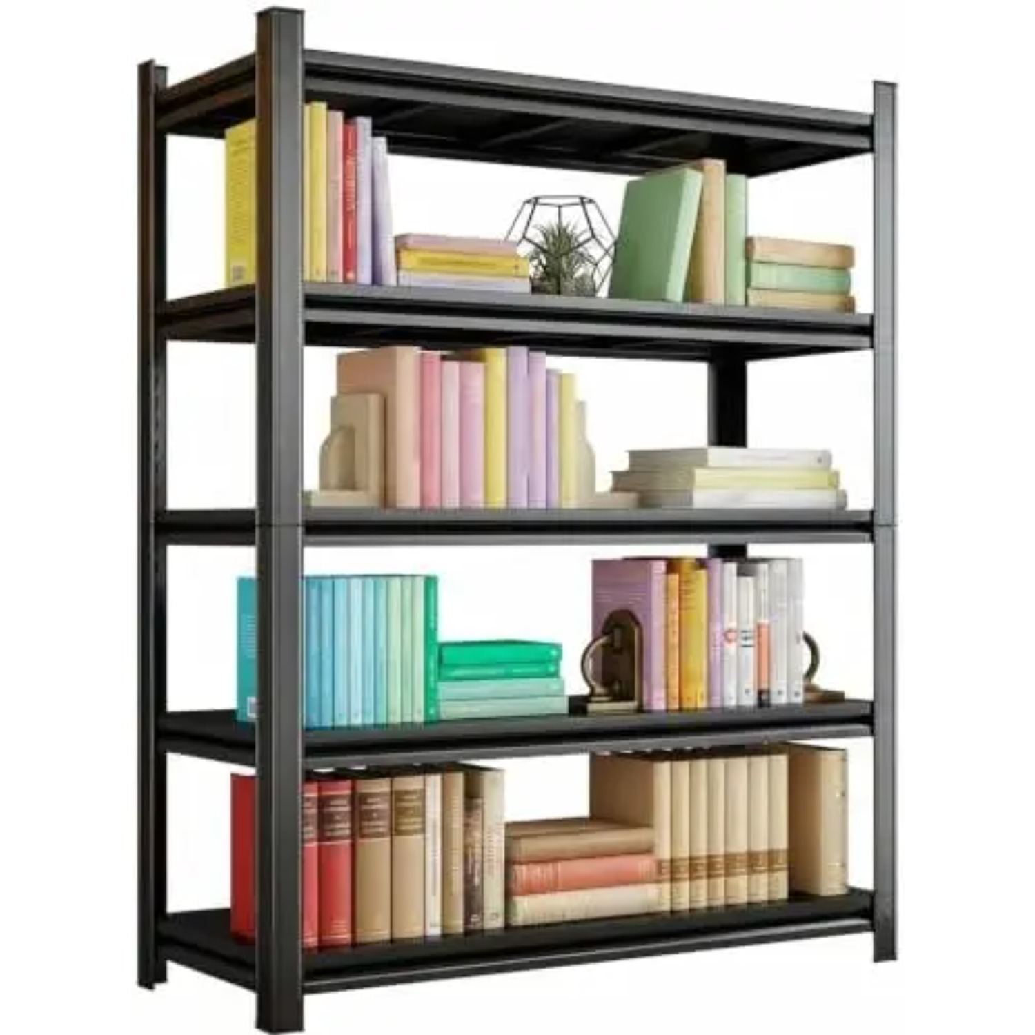 Bookshelf 5 Tier - 5-Tier Heavy Duty Bookshelf, 71
