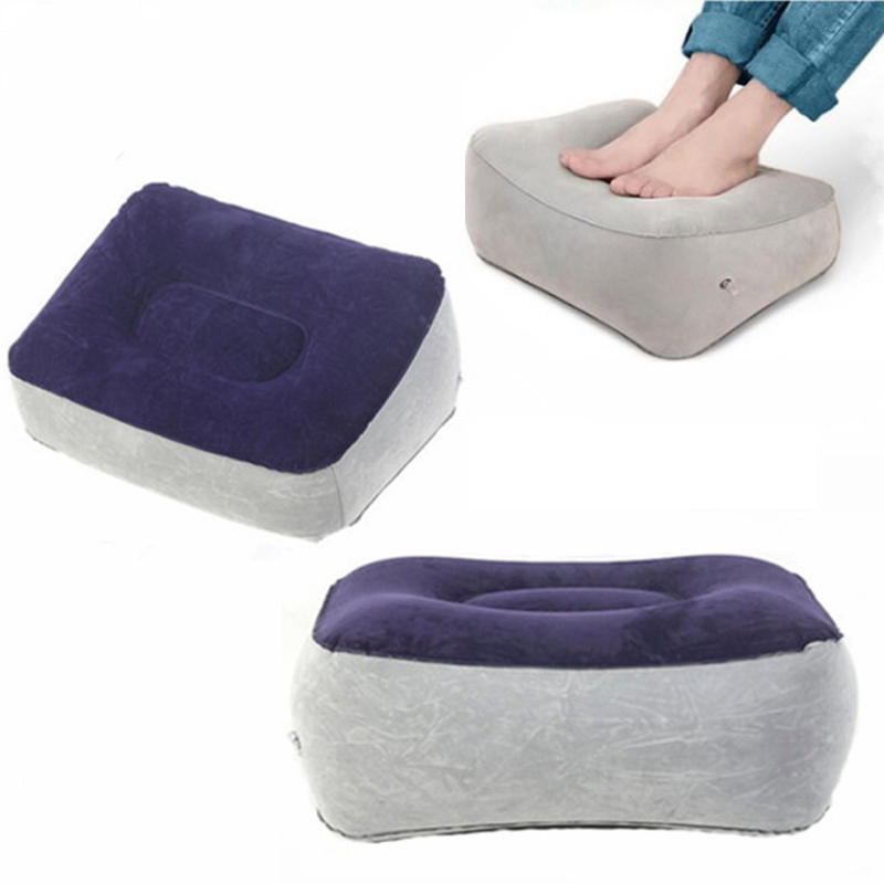 Office Footrest Cushion - Inflatable Footrest Pillow PVC Foot Rest