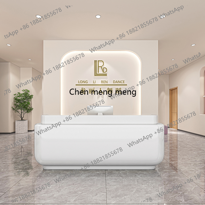 Painted Bar Counter Reception  - Reception Desk Counter 评论和价格