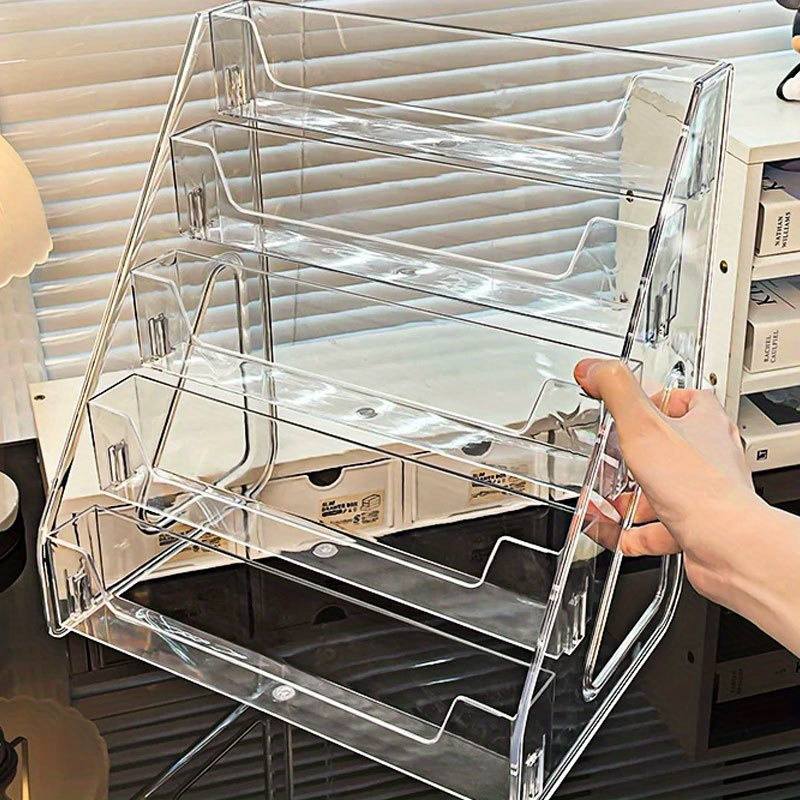 3/5 Tier Acrylic Bookshelf Det - Bookshelf 5 Tier 评论和价格