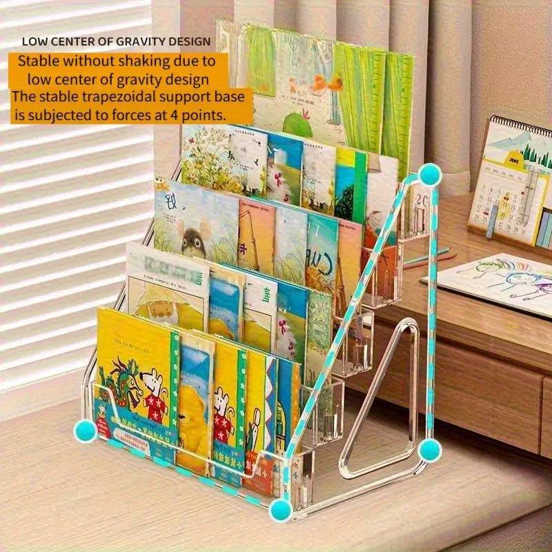 3/5 Tier Acrylic Bookshelf Det - Bookshelf 5 Tier 评论和价格