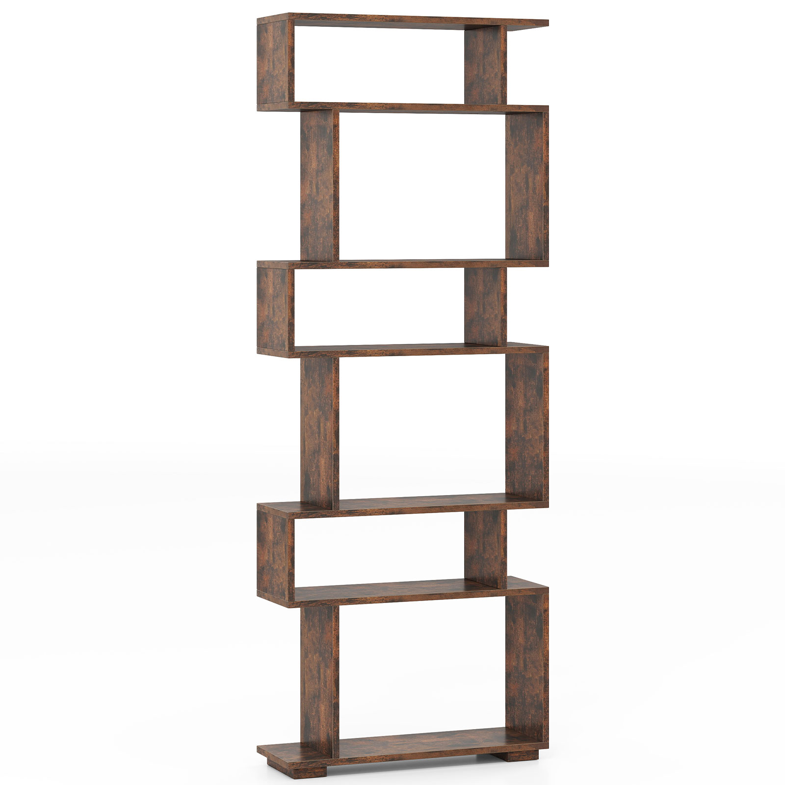 6-tier Storage Bookshelf S-sha - Bookshelf 5 Tier 评论和价格