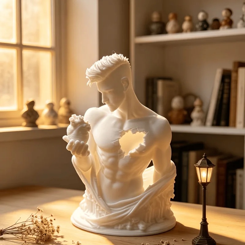 Broken Chest Male Bust Figurin - Office Furniture Hon 评论和价格