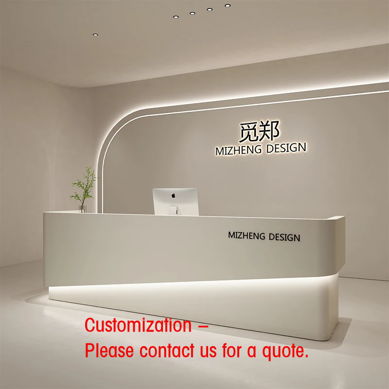 custom.Modern Simple MDF Recep - Reception Desk Counter 评论和价格
