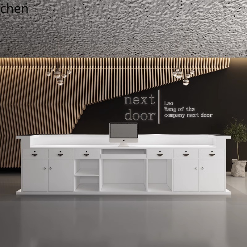 ZML Front Desk Hotel Cashier C - Reception Desk Counter 评论和价格