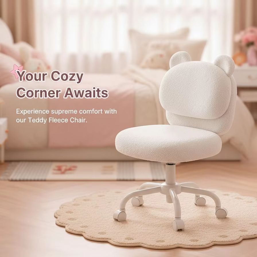 Vanity Chair, Cute Desk Chair, - Office Furniture Hon 评论和价格