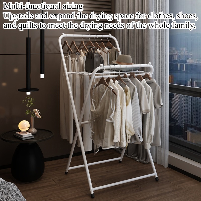 Clothes drying rack floor-to-c - Coat Rack Standing 评论和价格