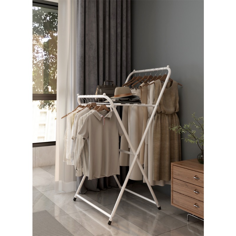 Clothes drying rack floor-to-c - Coat Rack Standing 评论和价格