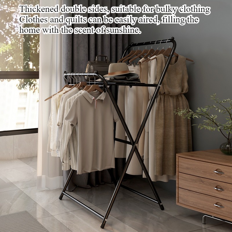 Clothes drying rack floor-to-c - Coat Rack Standing 评论和价格