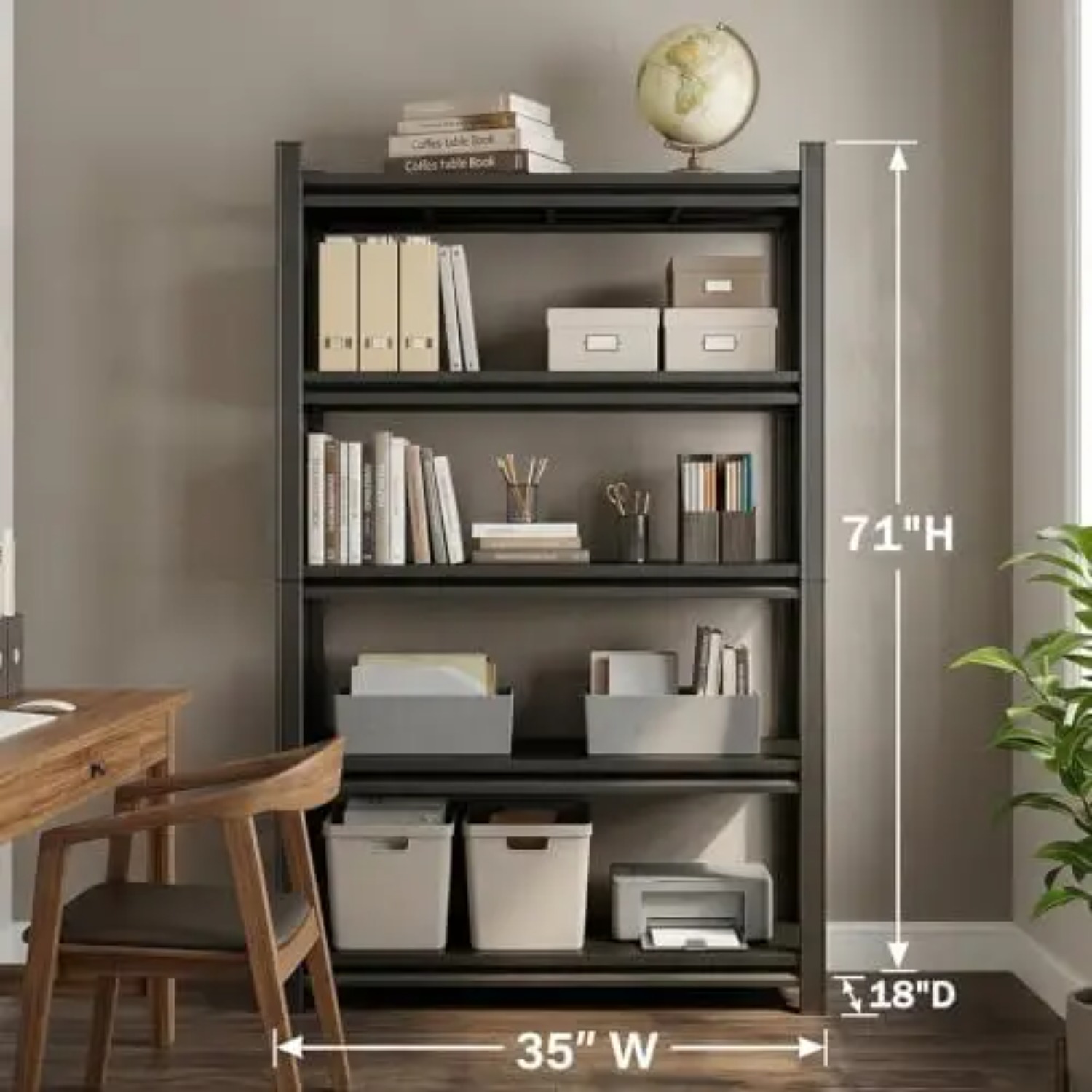 5-Tier Heavy Duty Bookshelf, 7 - Bookshelf 5 Tier 评论和价格