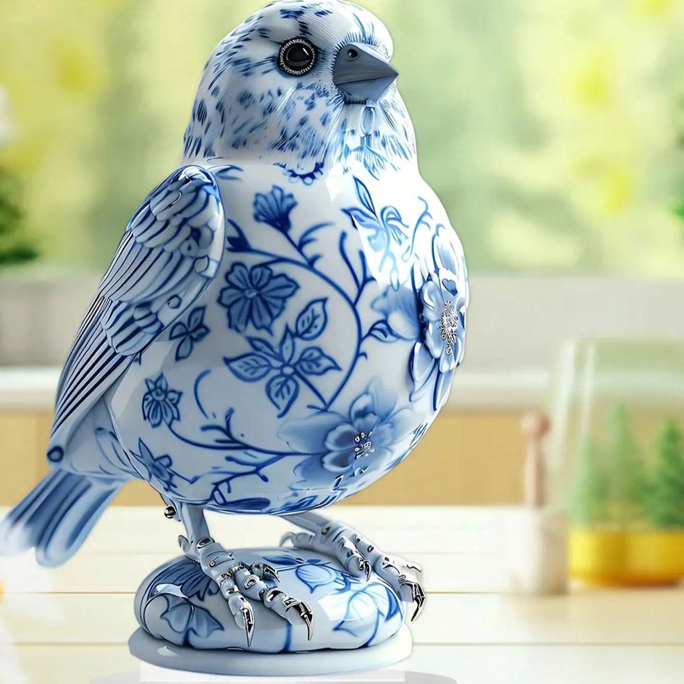 1PCS Charming Simulation Blue  - Office Furniture Hon 评论和价格