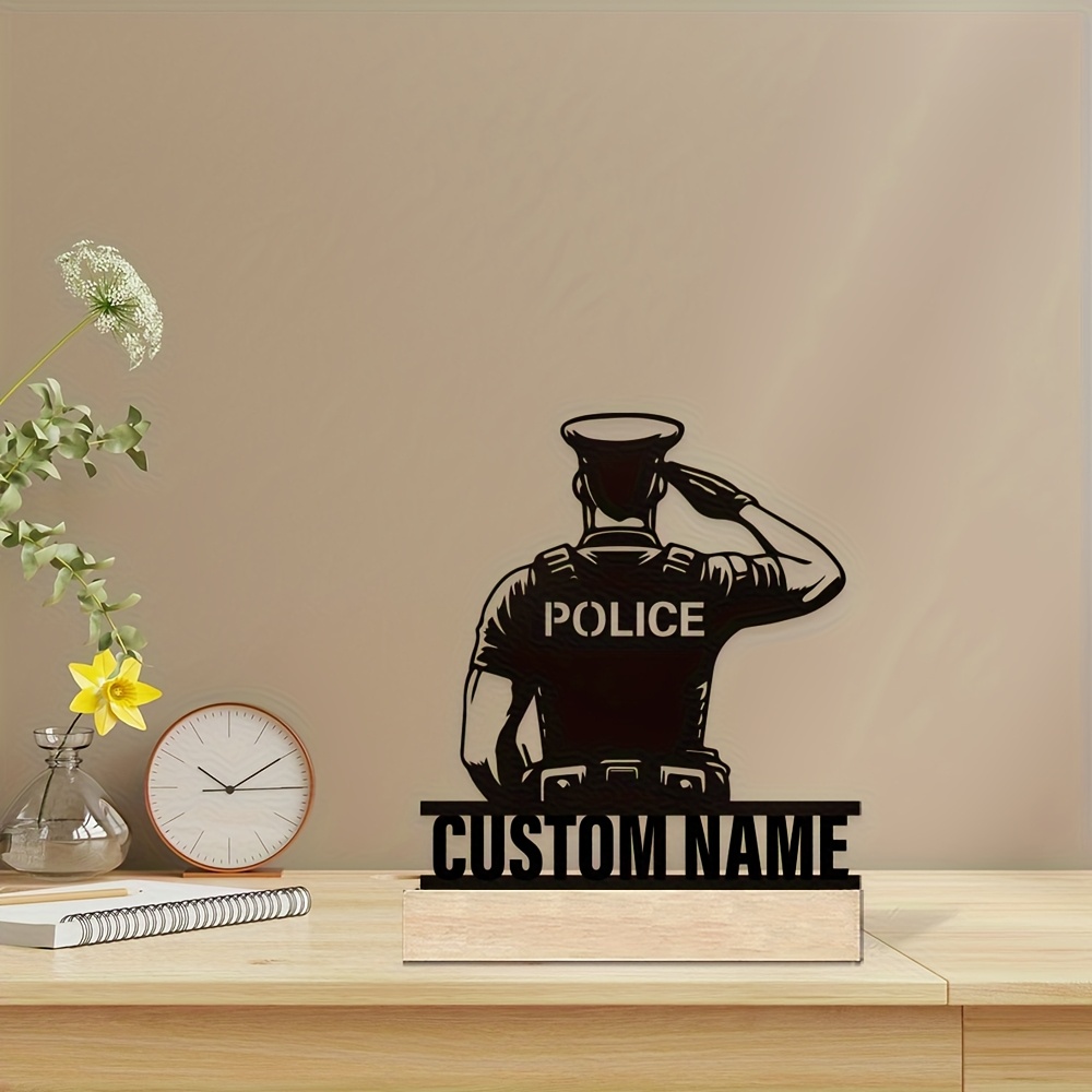 Personalized Metal Police Badg - Office Furniture Table 评论和价格