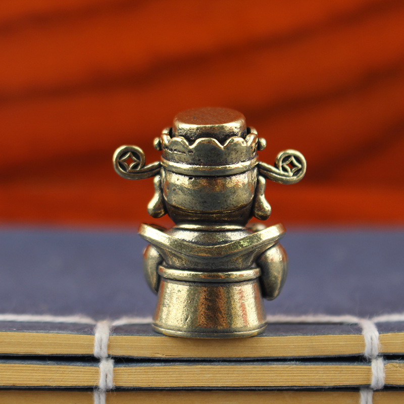Brass God of Wealth Statue, Co - Office Furniture Hon 评论和价格