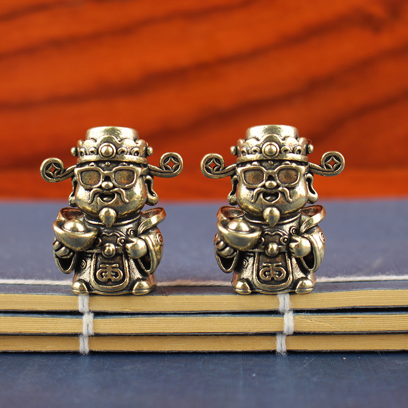 Brass God of Wealth Statue, Co - Office Furniture Hon 评论和价格