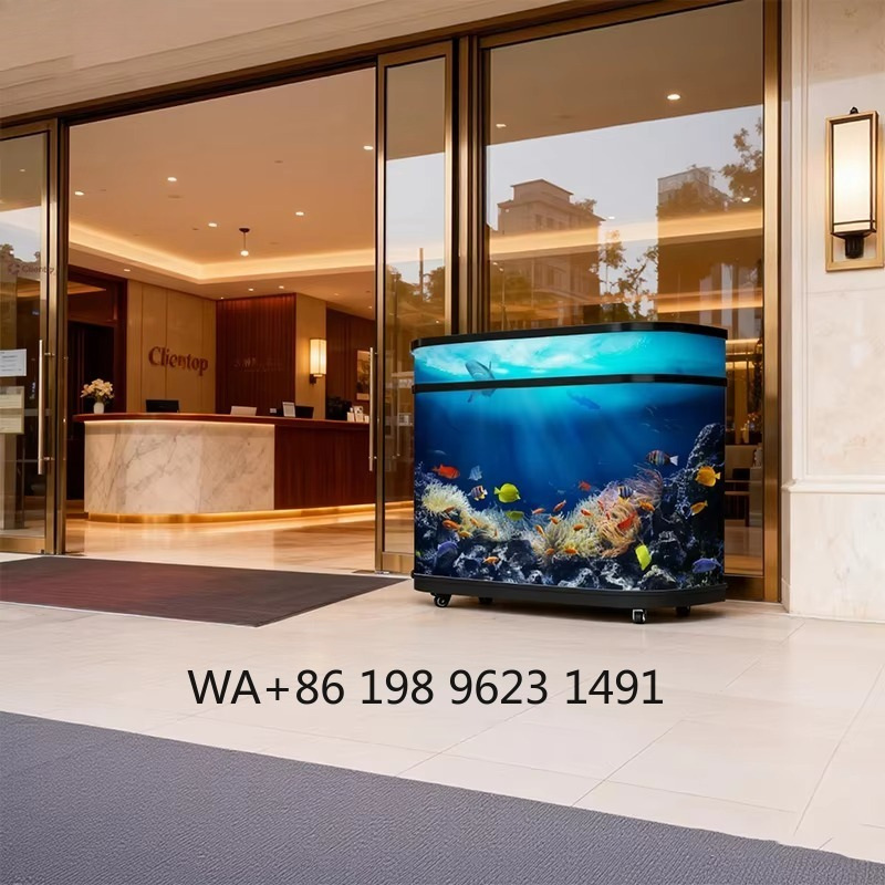 New Dynamic Video LED Screen C - Reception Desk Counter 评论和价格