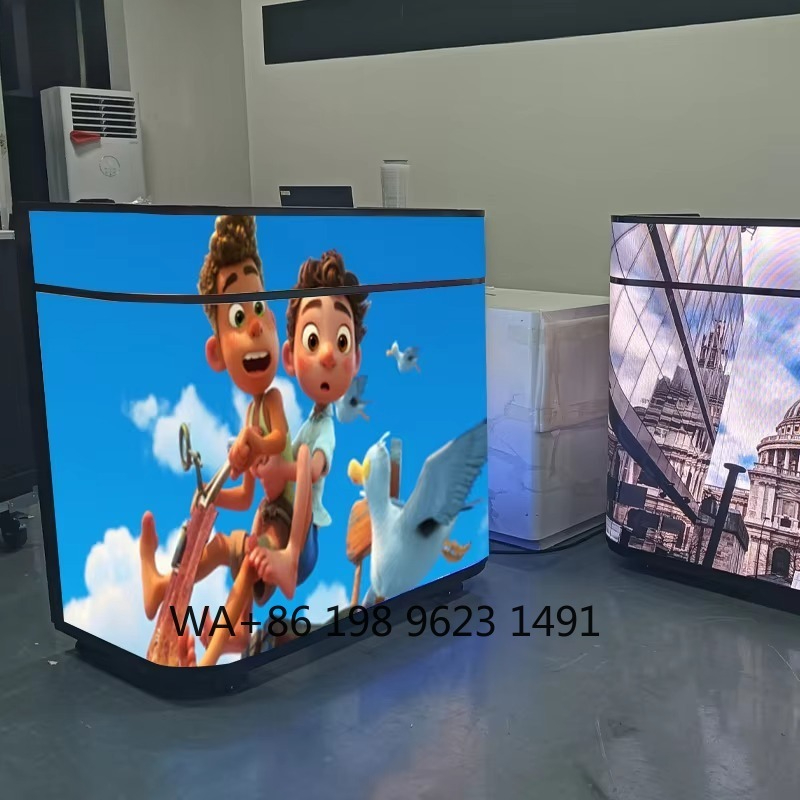 New Dynamic Video LED Screen C - Reception Desk Counter 评论和价格