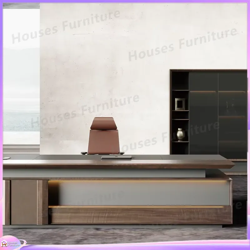 Luxury Executive Desk Solid Wo - Office Furniture Desk 评论和价格