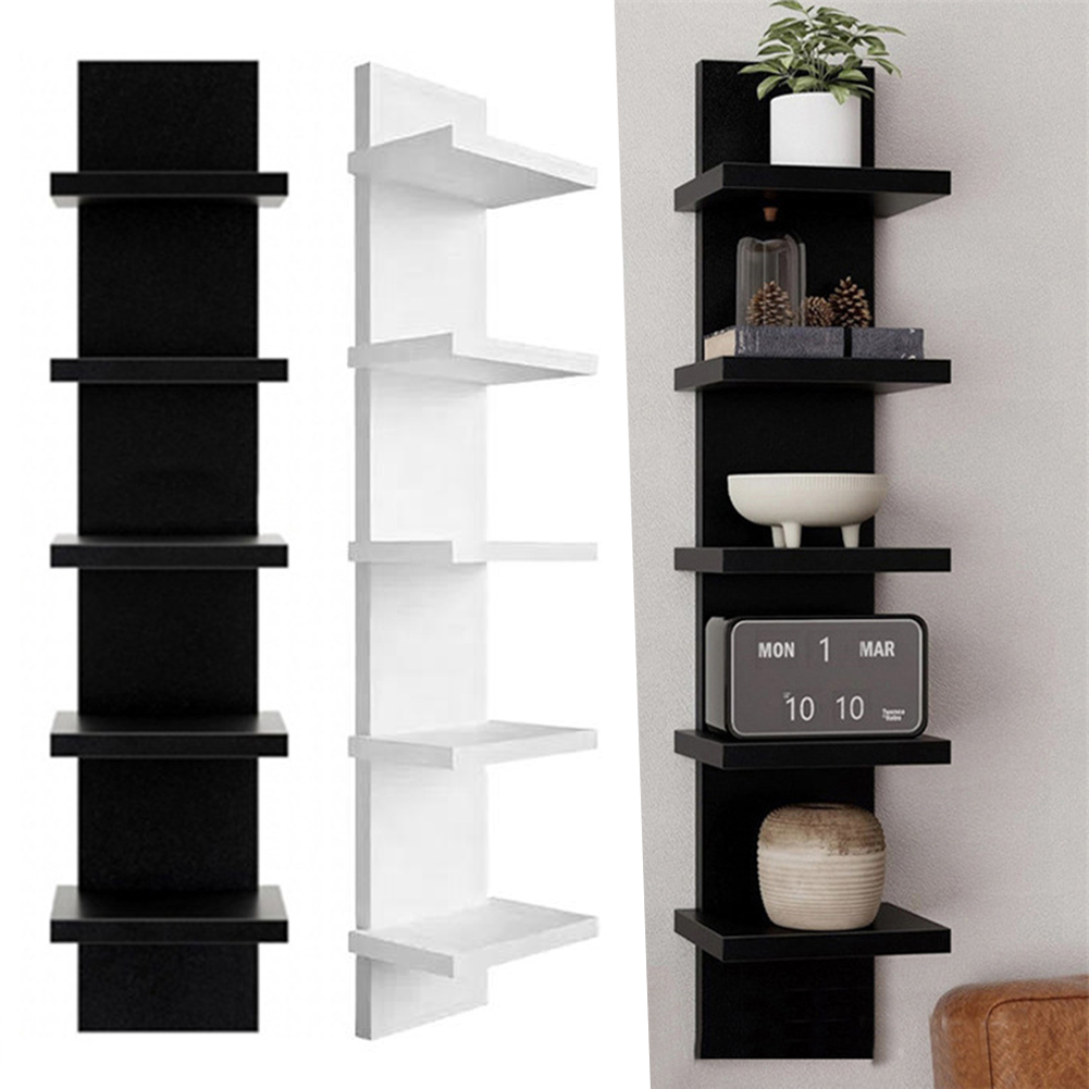 5 Tier Wall-Mounted Bookshelf  - Bookshelf 5 Tier 评论和价格