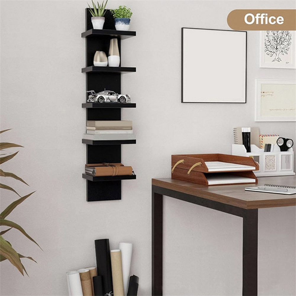 5 Tier Wall-Mounted Bookshelf  - Bookshelf 5 Tier 评论和价格