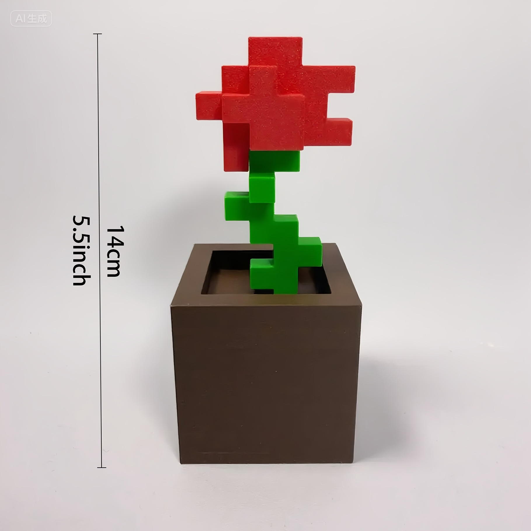 1 Piece Pixel Rose Flower Orna - Office Furniture Hon 评论和价格