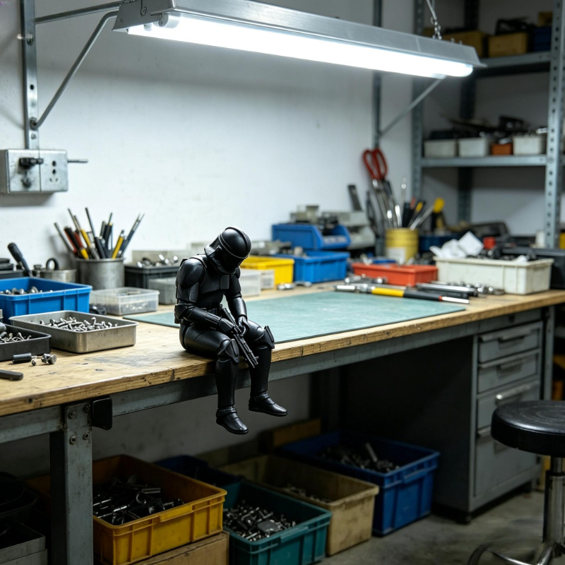Mini Cool Sitting Soldier Figu - Office Furniture Hon 评论和价格