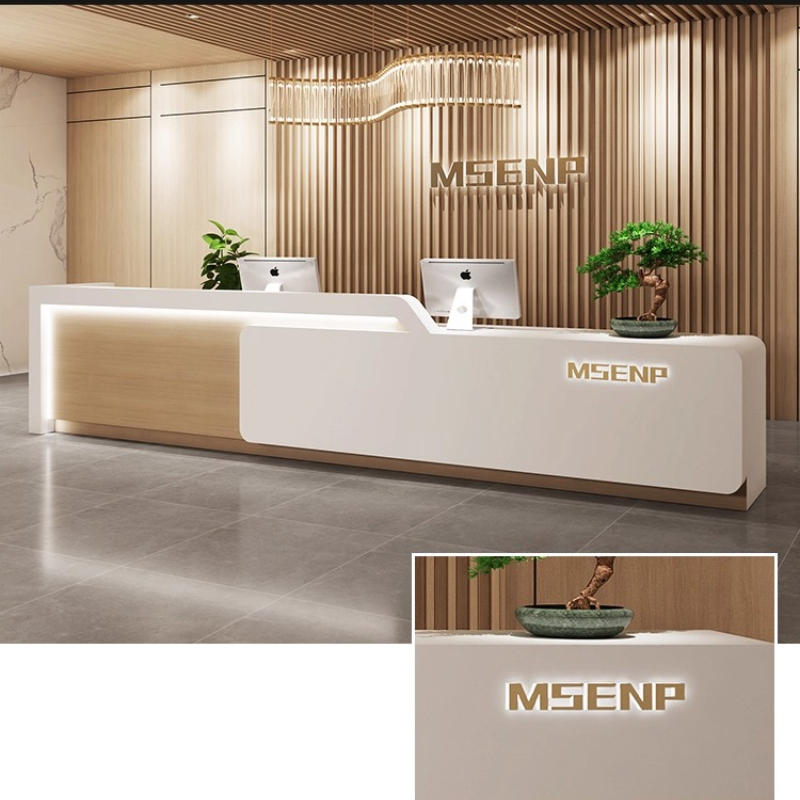 High-end Modern Checkout Count - Reception Desk Counter 评论和价格