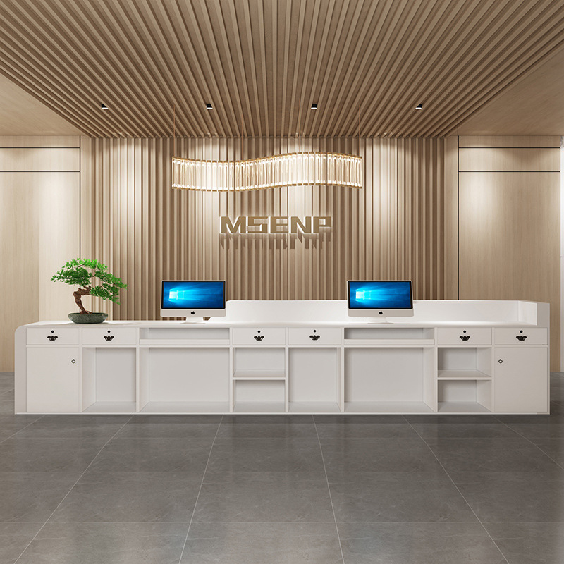 High-end Modern Checkout Count - Reception Desk Counter 评论和价格