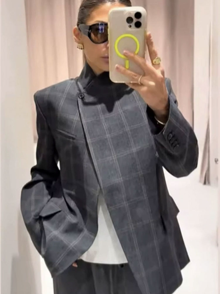HH 2026 Spring Plaid Blazer Ja - Coat Rack Standing 评论和价格