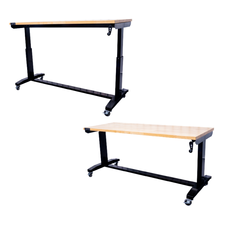 Adjustable Height Table 132Cm  - Office Furniture Vietnam 评论和价格