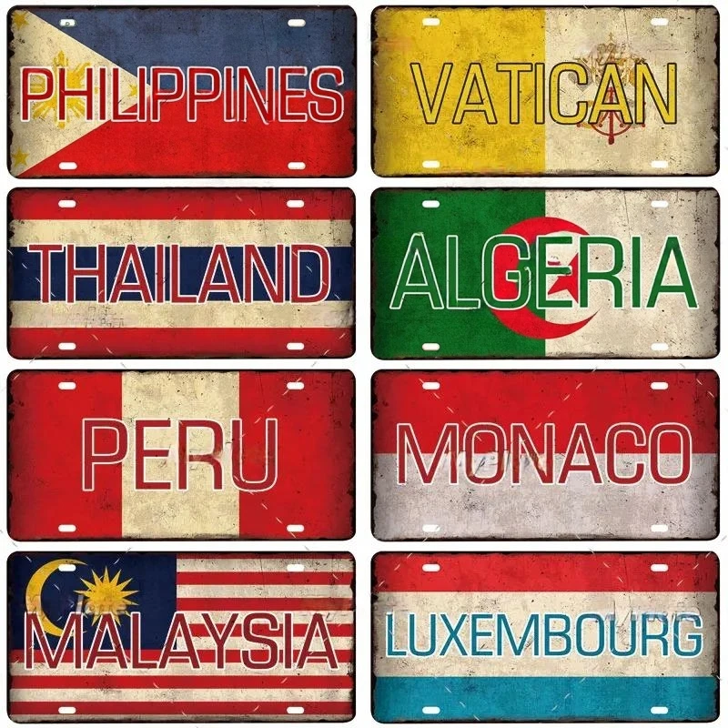 World Country Flag Vintage Lic - Office Furniture Hon 评论和价格