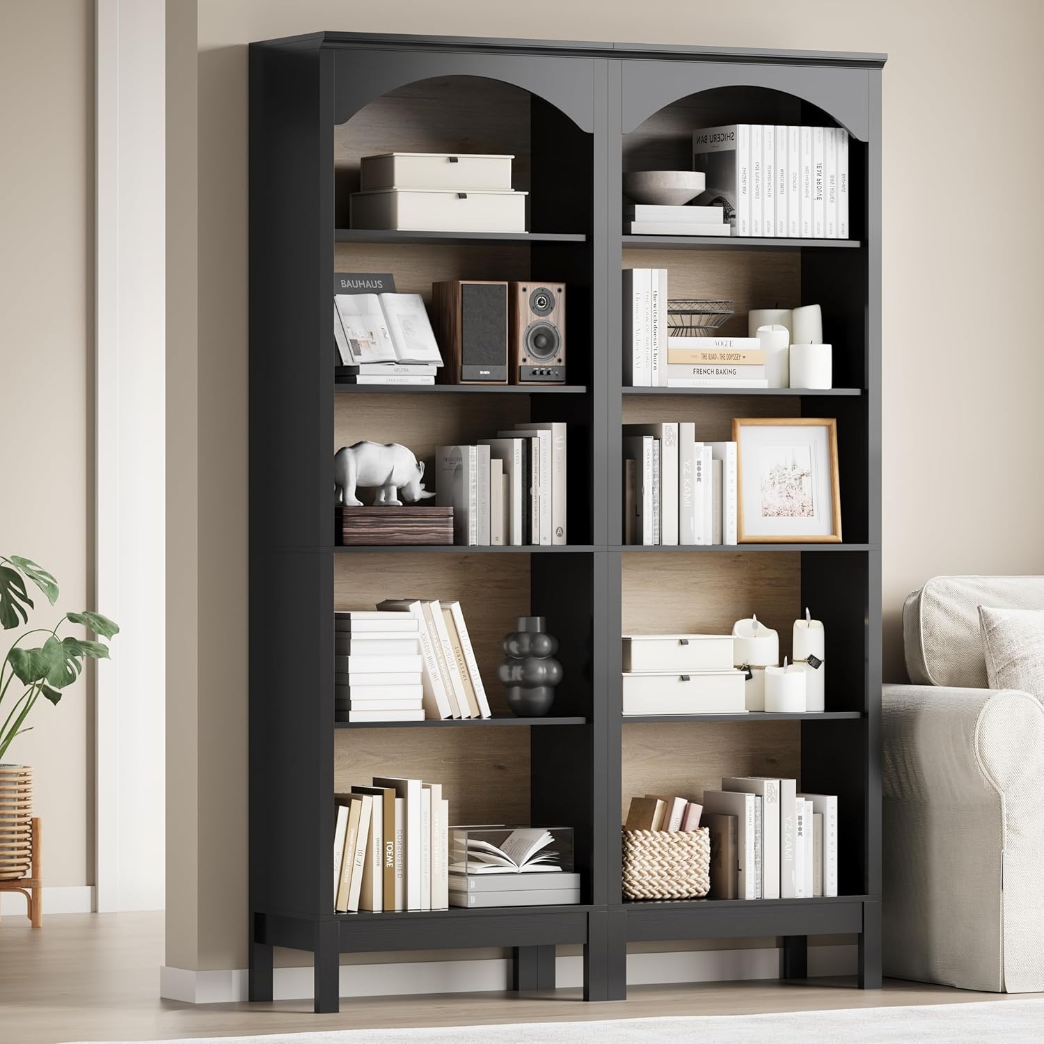 Arched Bookshelf with 5 Tier O - Bookshelf 5 Tier 评论和价格