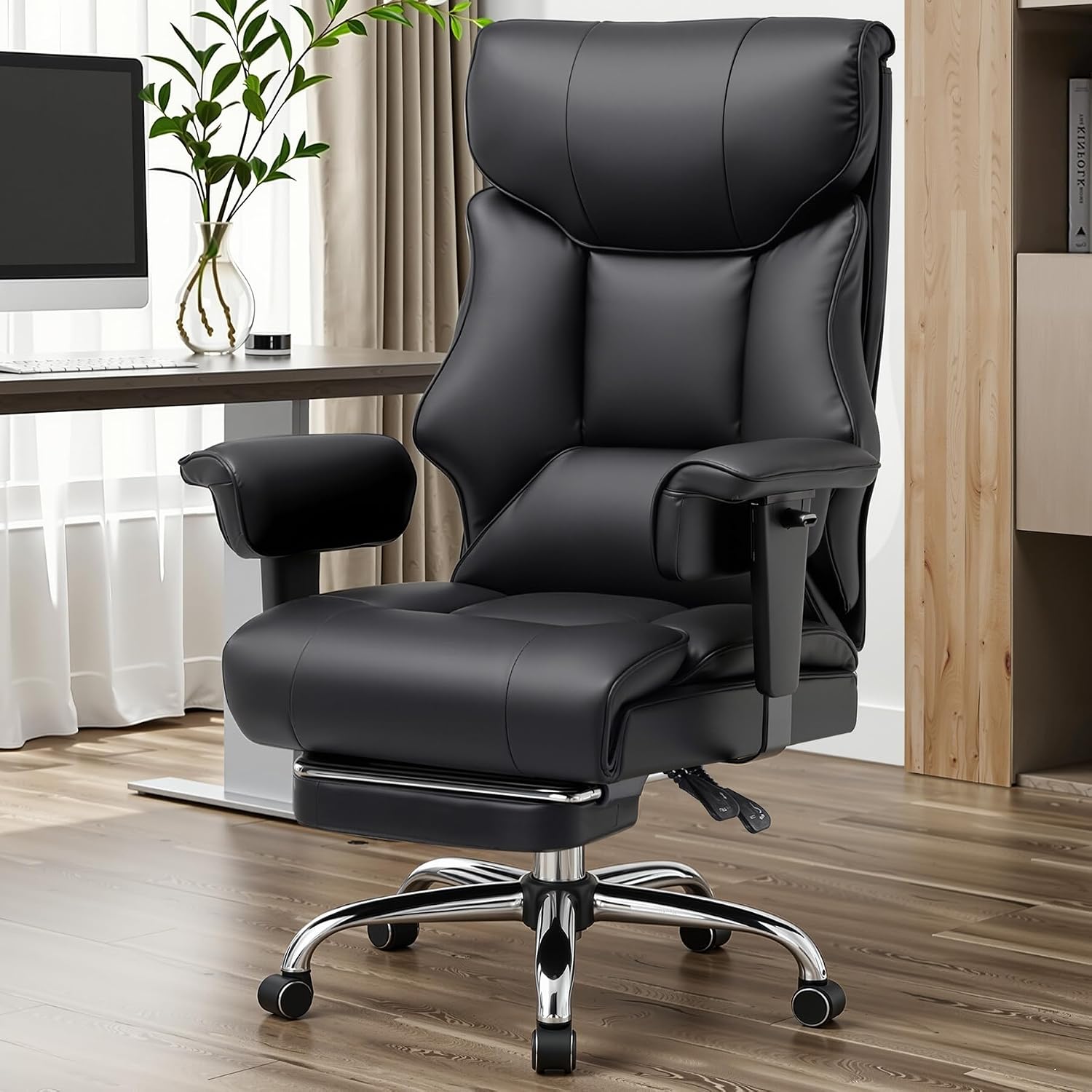 Big & Tall Gaming Chair 400lbs - Office Footrest Cushion 评论和价格