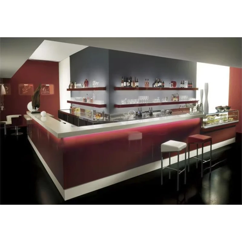 Modern Coffee Shop Design bar  - Reception Desk Counter 评论和价格