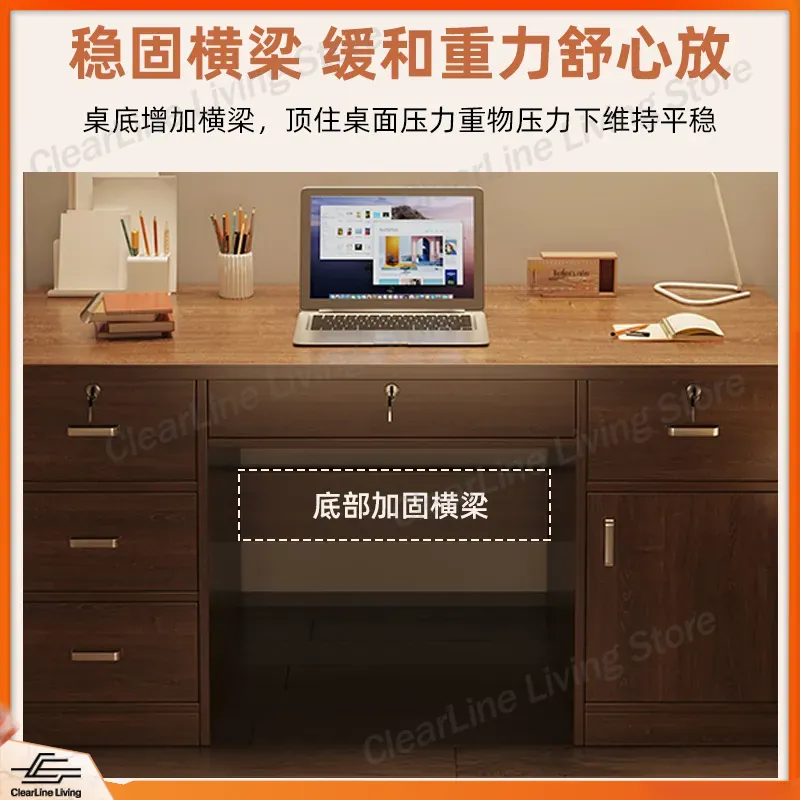 Solid Wood Desk Student Study  - Office Furniture Rental 评论和价格