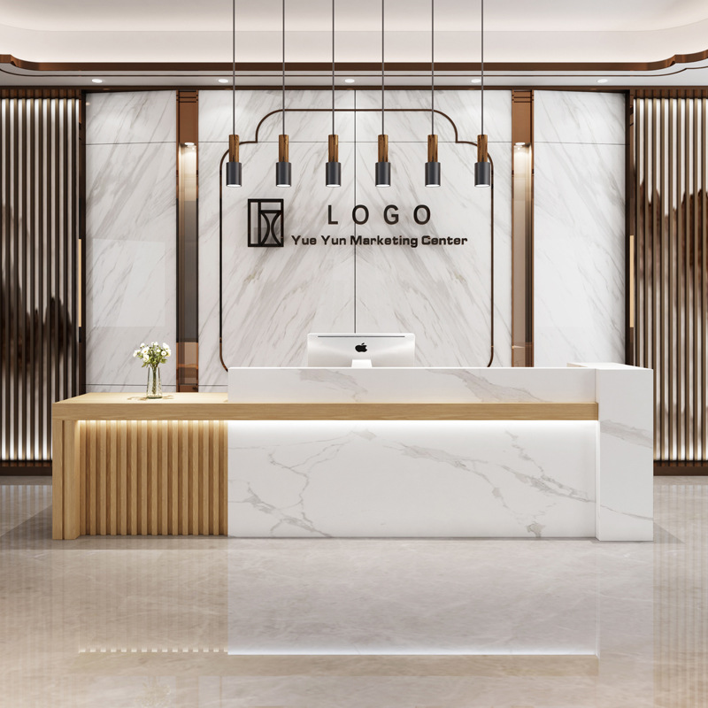 Company Front Desk Checkout Co - Reception Desk Counter 评论和价格