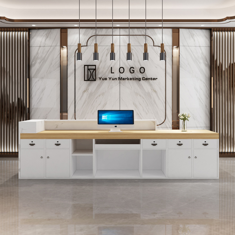 Company Front Desk Checkout Co - Reception Desk Counter 评论和价格