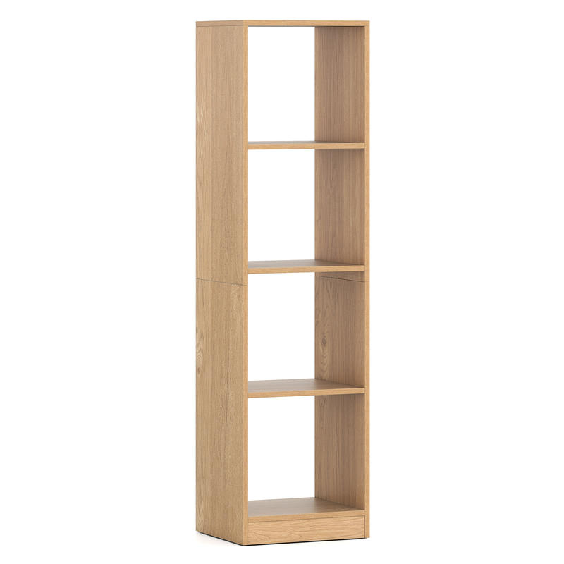 5 Tiers 4-Cube Narrow Bookshel - Bookshelf 5 Tier 评论和价格